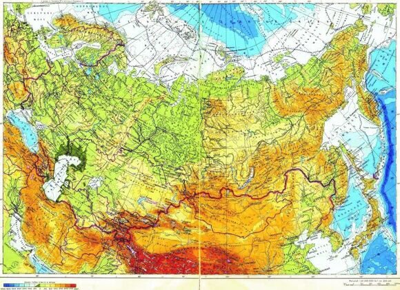 Чертеж сибирской земли год